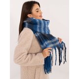 Wool Fashion Italia Scarf-AT-SZ-231301.49-dark blue | shoptok.hr