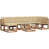  Set vanjskih sofa 8 kom. Prirodna i bež | shoptok.hr