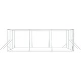  kavez za pse srebrni 6 x 6 x 2 m od pocinčanog čelika | shoptok.hr
