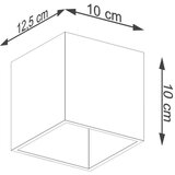  Stenska svetilka QUAD 1 zlata, (21643855) | Shoptok.si