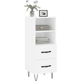  Komoda bijela 34,5 x 34 x 90 cm od konstruiranog drva | shoptok.hr