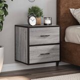 vidaXL Stenska nočna omarica siva sonoma 40x31x39,5 cm Cene