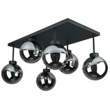  Plafonski luster DEA 6xE14/60W/230V crna/dimljena crna | Eponuda.com