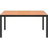  7-dijelni vrtni blagovaonski set aluminijski crni | shoptok.hr