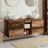  Set ormarića za kupaonicu 3 kom. Staro drvo 49,5 x 35 x 63 cm | shoptok.hr