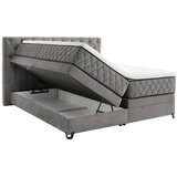 Modern Living Postelja Boxspring Carmen, Siva, 160x200 | Shoptok.si