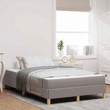 vidaXL Postelja z vzmetnico Taupe, rjava 120 x 200 cm | Shoptok.si