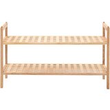 Stalak za cipele od masivnog orahovog drva 69 x 26 x 40 cm | shoptok.hr