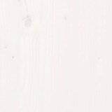  Blagovaonski stol bijeli 110 x 55 x 75 cm od masivne borovine | shoptok.hr