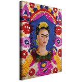  Slika - Frida Kahlo – The Frame (Self-Portrait) 40x60 Na talijanskom platnu | shoptok.hr