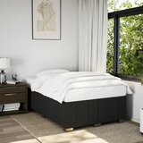 vidaXL Posteljni okvir črn 120x200 cm blago | Shoptok.si