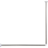 Tendance držač zavjese za kadu kutni 80×80 cm, nehrđajući čelik, sivi | Eponuda.ba