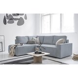 Miuform Svijetlo siva sklopiva kutna garnitura od samta Brave Dave – | shoptok.hr