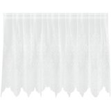  Čipkasta zavjesa sa zavjesama Bijelo 100 x 200 cm Poliester | shoptok.hr