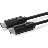 kabel USB C-C 3.2 Gen2x2, 0,25m, črn 100W, 20Gbps, 4K60Hz MC267782