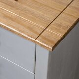  Komoda siva 80x40x73 cm borovina Panama Range, (20622207) | Shoptok.si