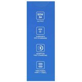 Prio 50W zidni punjač za brzo punjenje 30W PD PPS (USB C) + 20W PD (USB C) bijeli | shoptok.hr
