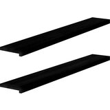  Prozorske klupice 2 kom tamnosmeđe 140x20x2 cm masivne hrast | shoptok.hr