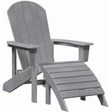  Vrtna stolica 2 pcs Svijetlo siva 83 x 74 x 92 cm Polietilen | shoptok.hr
