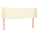  Uzglavlje s ušima krem 147x16x78/88 cm od od umjetne kože | Eponuda.ba