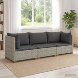 3 3 kom. Ratan set za opuštanje s jastučićima GENDT Kubu siva | shoptok.hr
