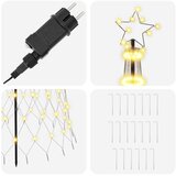 LED božićno drvce 250 cm 290 LED lampica Topla bijela Željezo | shoptok.hr
