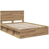  Konstrukcija postelje Oreh 150 x 200 cm Masivno borovo les, (5000104116) | Shoptok.si