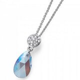  Ženski oliver weber shimmer light sapphire lanČiĆ sa swarovski plavim kristalom ( 11899.blu ) Cene