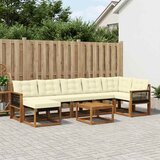  Set vanjskih sofa 8 kom. Prirodna i krem | shoptok.hr