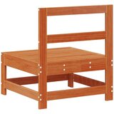  Srednji kauč za vrt Masivna borovina Vosak Smeđa - Smolasto smeđe drvo armless loveseat | shoptok.hr