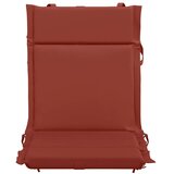  Jastučić za nisku stolicu GEMERT 4 kom. 100% poliester Crvena - Crvena (melange) 110 x 50 x 3 cm 4 | shoptok.hr