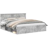  Krevetna konstrukcija Beton 180 x 200 cm Konstruirano drvo | Eponuda.com