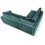 Cosmopolitan Design Petrolej zelena baršunasti sklopiva/s prostorom za odlaganje kutna garnitura (s lijevim kutom/u obliku slova L) Kyoto – | shoptok.hr