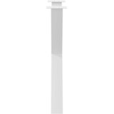  Noge za blagovaonski stol u obliku slova X, 2 kom, bijele, 80 x (72-73) cm, čelik | shoptok.hr