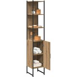  Kupaonski ormar s policom hrast artisan 33 x 33 x 185,5 cm | shoptok.hr