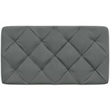 vidaXL Vzglavna stranica temno siva 90 cm blago | Shoptok.si