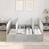 Krevet s ladicama Betonski sivi 140 x 190 cm Konstruirano drvo | Eponuda.ba