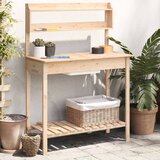 Furnova Miza za sajenje z umivalnikom 147,5x44x139,5 trden les jelke, (21921388) | Shoptok.si