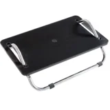 Ergonomski podesivi oslonac za noge crni