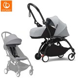 Stokke yoyo³ otroški voziček 2v1 newborn pack 0+ stone (black frame) | Shoptok.si