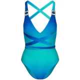 Moda Minx Jednodijelni kupaći kostim plava / tirkiz