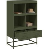 Visoka komoda maslinastozeleni 67 x 39 x 111,5 cm od čelika | shoptok.hr