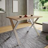 MID.YOU Jedilna Miza Xona, Hrast, Srebrna | Shoptok.si