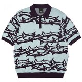 Huf Polo majice kratki rokavi Polo fantasies knit ss top Modra Cene