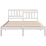  Krevetna konstrukcija Bijelo 120 x 200 cm Čvrsto borovo drvo Bijela 205.5 x 125.5 x 80.5 cm | Shoptok.si