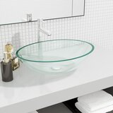 Umivaonik stakleni 50 x 37 x 14 cm prozirni | shoptok.hr