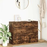 vidaXL Komoda dimljeni hrast 100x35x76 cm konstruirano drvo Cijene