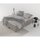 Maison de Rêve Rjava boxspring postelja s prostorom za shranjevanje 160x200 cm Malte – | Shoptok.si