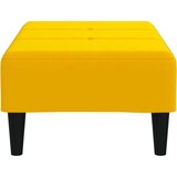  Stolček za noge rumen 78x56x32 cm žamet, (20818588) | Shoptok.si