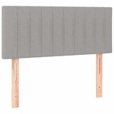  s oprugama i madracem svjetlosivi 120x190 cm od tkanine | shoptok.hr